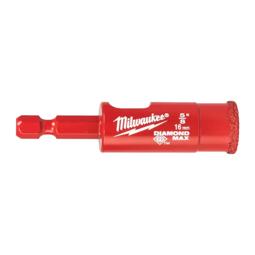 Wiertło diamentowe 1/4” do wiercenia na mokro / sucho 16 mm