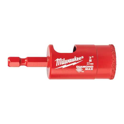 Wiertło diamentowe 1/4” do wiercenia na mokro / sucho 22 mm