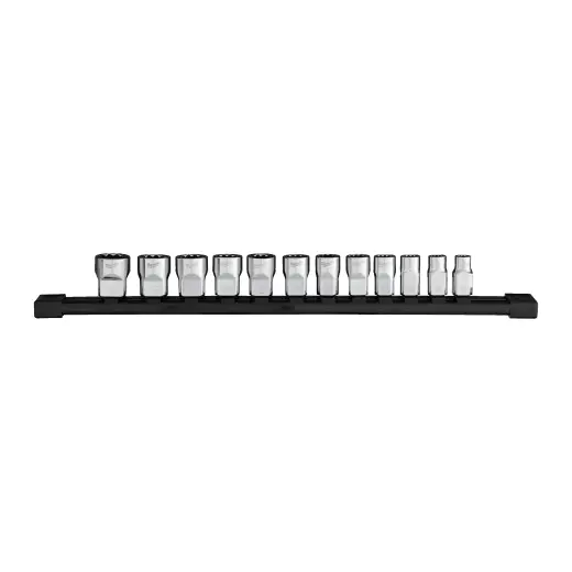 3/8" Zestaw nasadek 12-kątnych, metrycznych - 12szt