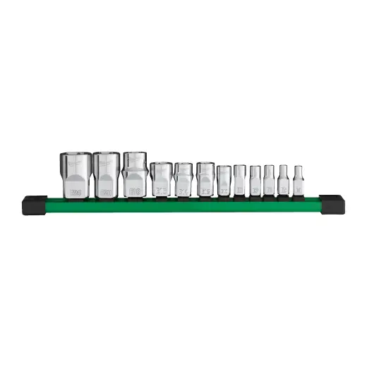 1/4”, 3/8”, 1/2” Zestaw nasadek E-TORX - 12szt