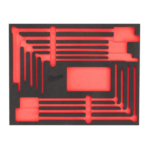 Wkładka piankowa z kluczami typu T 8szt - pianka wymienna