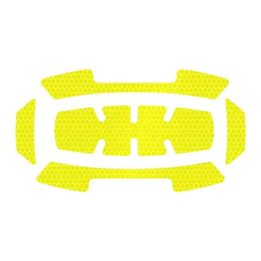 Naklejka odblaskowa żółta BOLT 1 zestaw | 4932499122