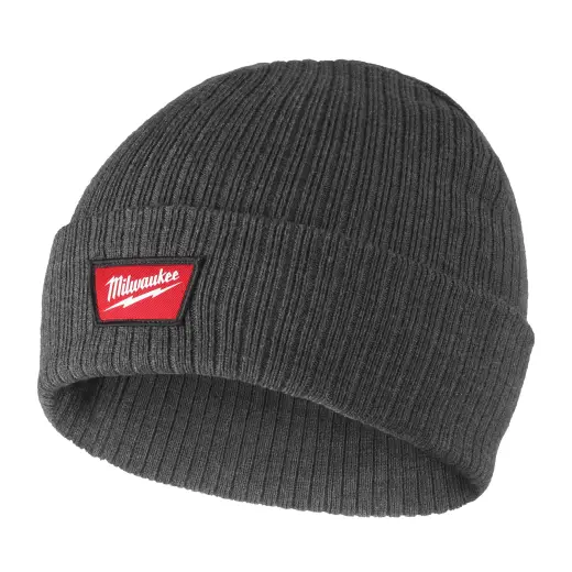Czapka zimowa z mankietem szara beanie BNC DGR | 4932499383