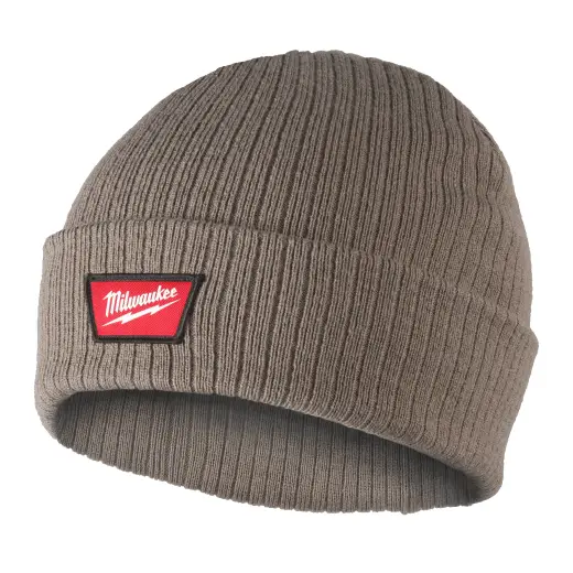 Czapka zimowa z mankietem brązowa beanie BNC BR | 4932499384