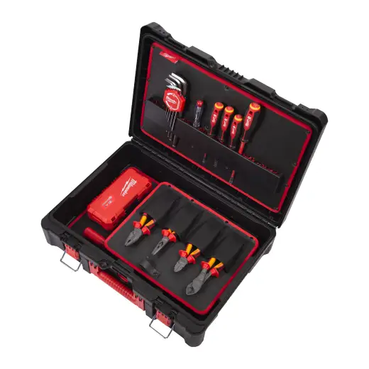 PACKOUT Zestaw narzędzi dla elektryka 62szt