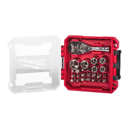 Zestaw nasadek z grzechotką 1/4