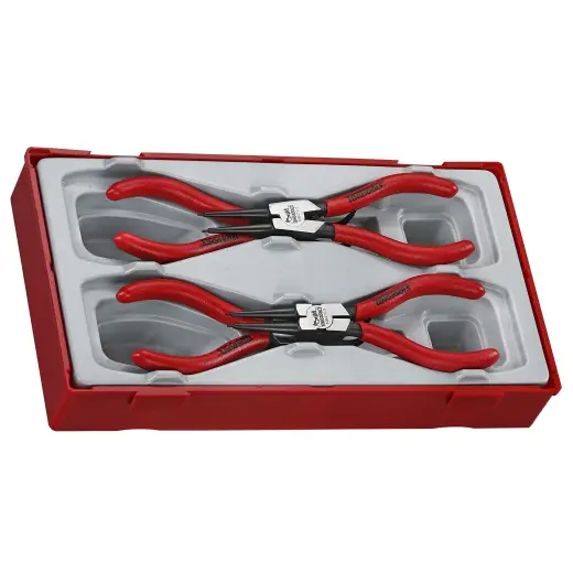 4-elementowy zestaw szczypiec do wewn. i zewn. pierścieni osadczych Teng Tools TT474-5