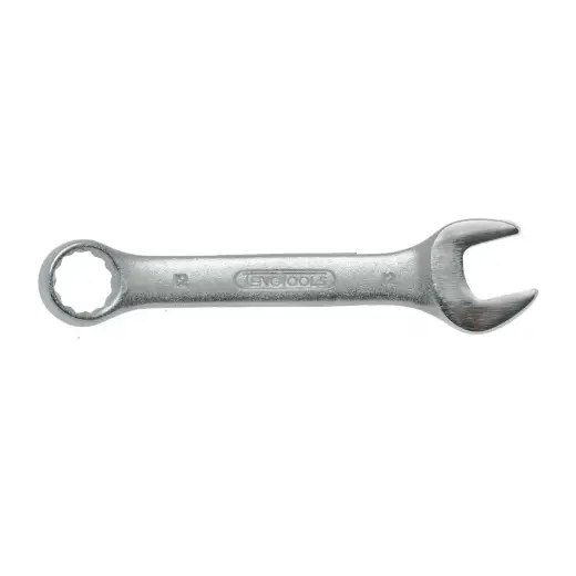 Klucz płasko-oczkowy krótki Stubby 12 mm