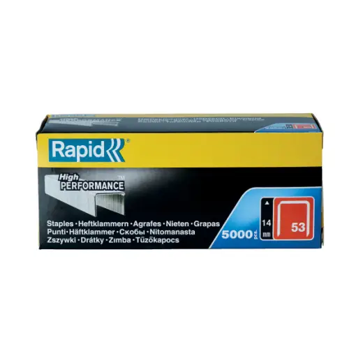 Zszywki Rapid z drutu cienkiego nr 53 (14 mm) - opakowanie 5000 szt.