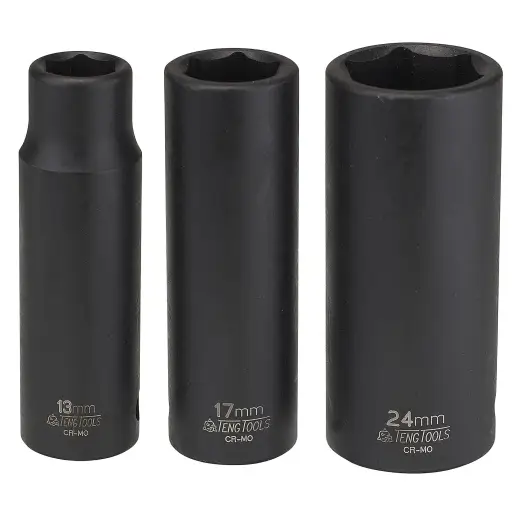 Nasadka udarowa długa cienkościenna 1/2" 16 mm ANSI