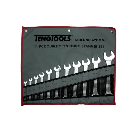 Klucze płaskie w zestawie Teng Tools 6211MM