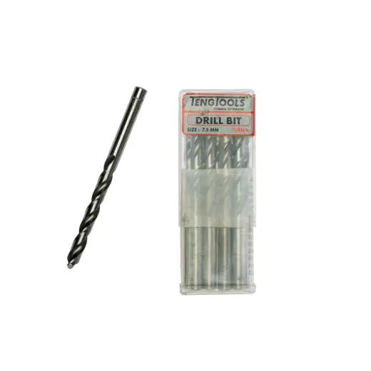 Wiertło kręte krótkie 7,5 mm (10 szt.) DBx075