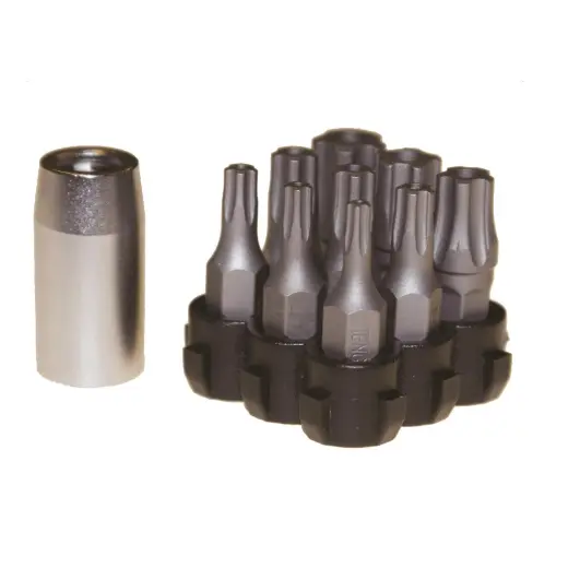 Zestaw grotów TPXP z chwytem kwadratowym 1/4" Teng Tools M1410T5