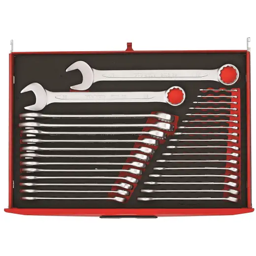 31-elementowy Zestaw kluczy płasko-oczkowych Teng Tools TTESP31