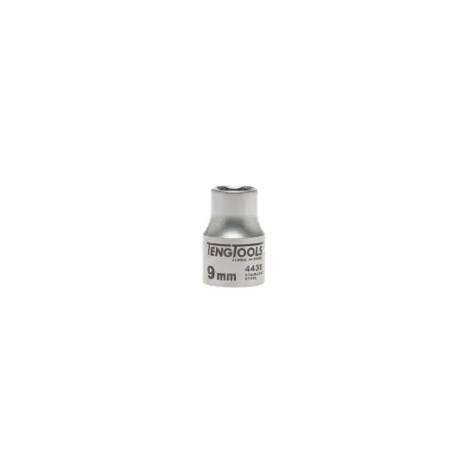 Nasadka 6-kątna nierdzewna z chwytem 3/8" 9 mm