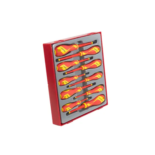 10-elementowy zestaw wkrętaków 1000V Teng Tools TTDV910N