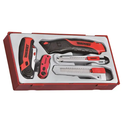 Zestaw noży z ostrzami wymiennymi Teng Tools TTK40