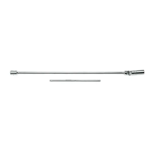 Klucz do świec zapłonowych długi, 3/8" z pokrętłem poprzecznym 14 mm
