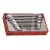 11-elementowy zestaw kluczy płasko-oczkowych zapadkowych Teng Tools TT6511R
