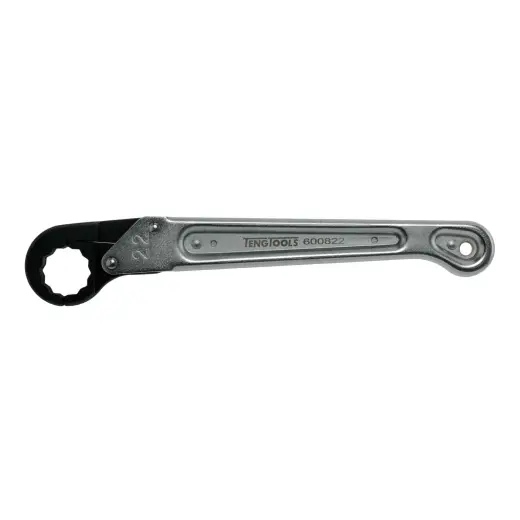 Klucz oczkowy zapadkowy otwierany 22 mm