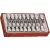 18-elementowy zestaw nasadek trzpieniowych typu TX z chwytem kwadratowym 1/2" Teng Tools TTTX18