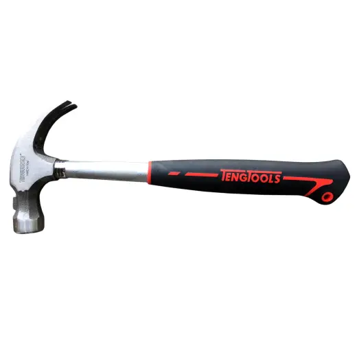 Młotek stolarski ze stalowym trzonkiem rurowym i magnesem Teng Tools HMCH16M