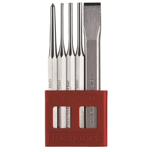 Zestaw przecinaków, wybijaków, punktaków, Teng Tools PCx05