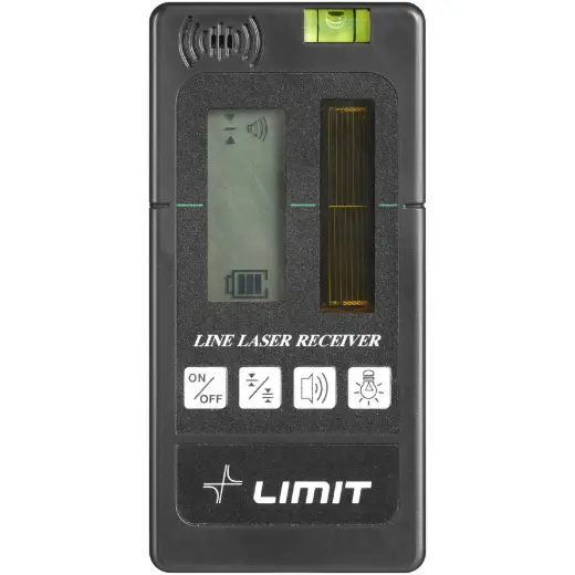 Odbiornik/detektor do lasera krzyżowego Limit z zieloną lub czerwoną wiązką