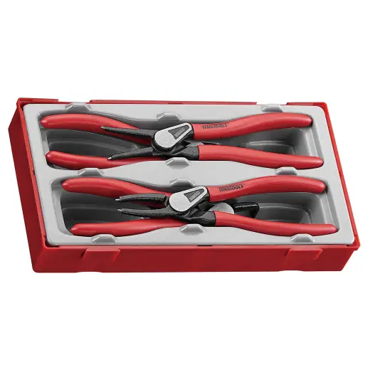 4-elementowy zestaw szczypiec do wewn. i zewn. pierścieni osadczych 19-60 mm Teng Tools TT474-7E
