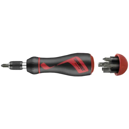Wkrętak zapadkowy z grotami wymiennymi Teng Tools MDRQ908