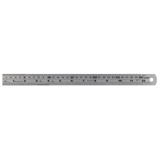 Przymiar kreskowy stalowy 150 mm