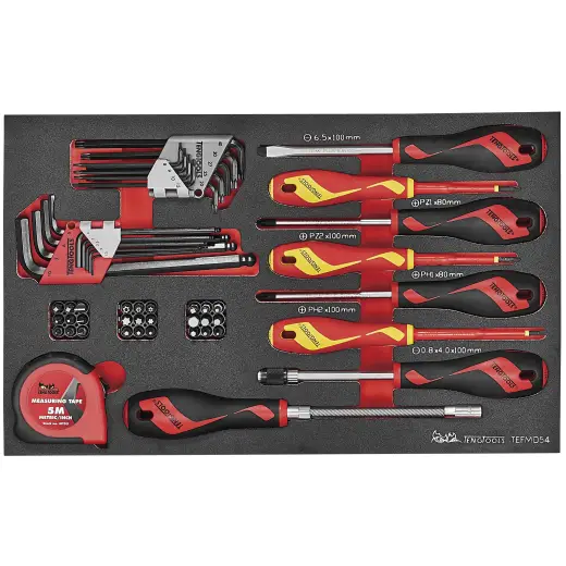 54-elementowy zestaw wkrętaków Teng Tools TEFMD54