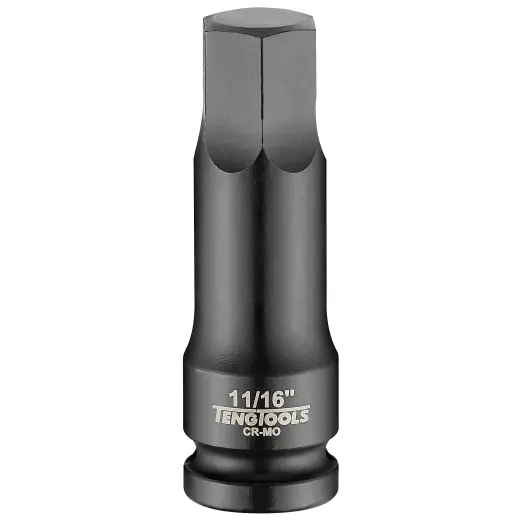 Nasadka udarowa długa 78 mm imbusowa z chwytem 1/2" - 11/16"