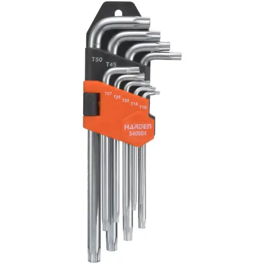 Zestaw kluczy trzpieniowych Torx Harden