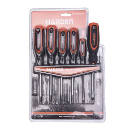 Zestaw wkrętaków 6 elementów Harden