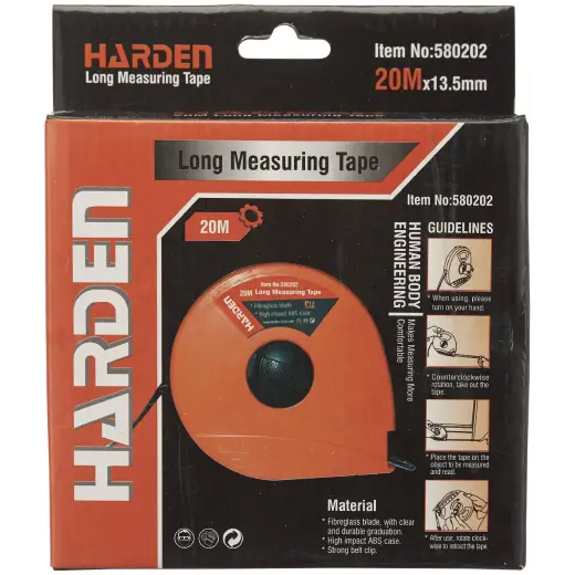 Przymiar taśmowy 20 m Harden