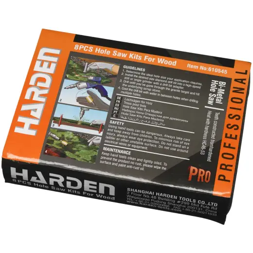 Zestaw pił otworowych 5 szt. Harden
