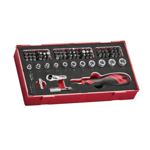 78-elementowy zestaw grotów wkrętakowych Teng Tools TEAMDQ78