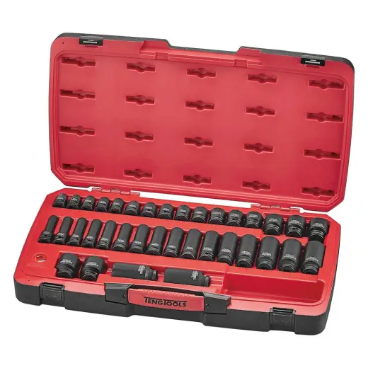 40-elementowy zestaw nasadek udarowych z chwytem 1/2" Teng Tools T9240