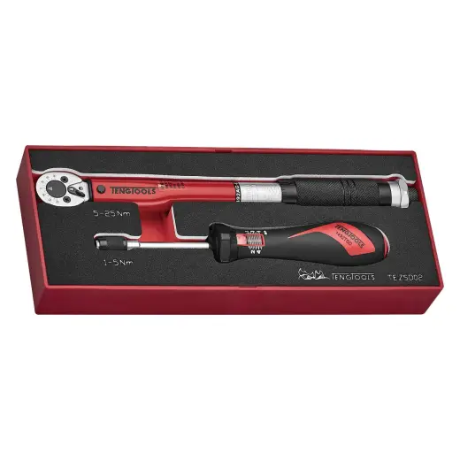 Zestaw narzędzi dynamometrycznych 1/4" TEZSD02