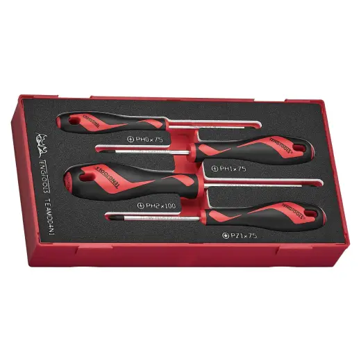 Zestaw wkrętaków krzyżowych Teng Tools TEAMD04N1