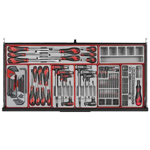 Wózek narzędziowy TKW37B1008T PRO35TM wraz z zestawem narzędzi 1008 elementów