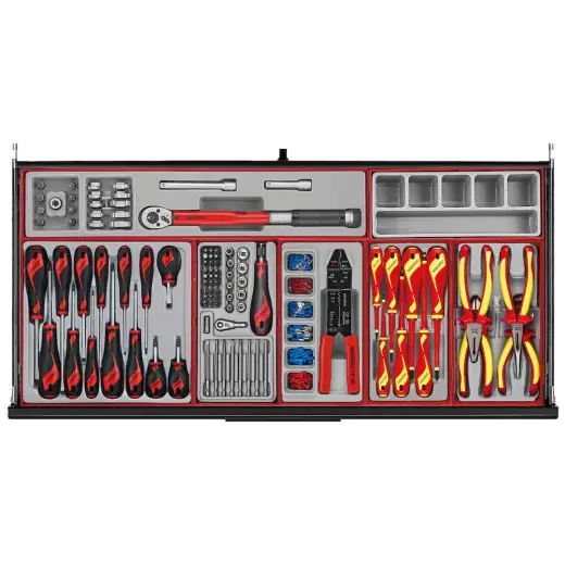 Wózek narzędziowy TKW37B1008T PRO35TM wraz z zestawem narzędzi 1008 elementów