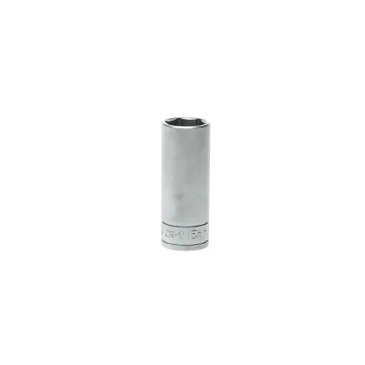 Nasadka długa 6-kątna z chwytem 3/8" 15 mm
