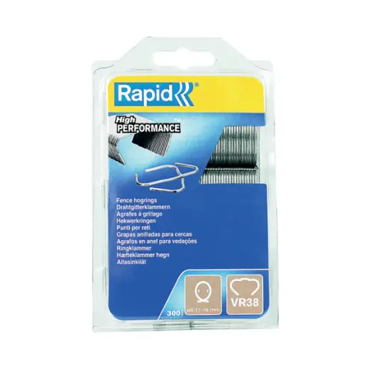 Zszywki zaciskowe ogrodowe Rapid VR38 - opakowanie 300 szt.