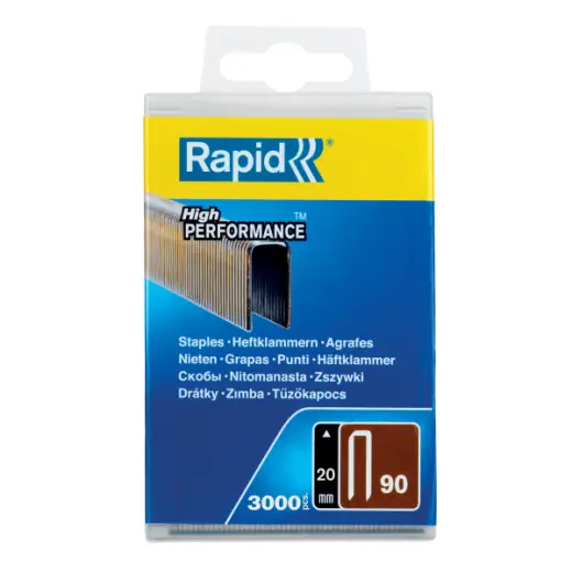 Zszywki Rapid z wąską koroną  nr 90 (20 mm) - opakowanie 3000 szt.