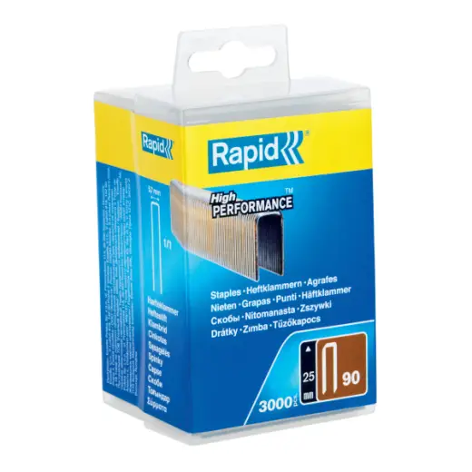 Zszywki Rapid z wąską koroną  nr 90 (25 mm) - opakowanie 3000 szt.