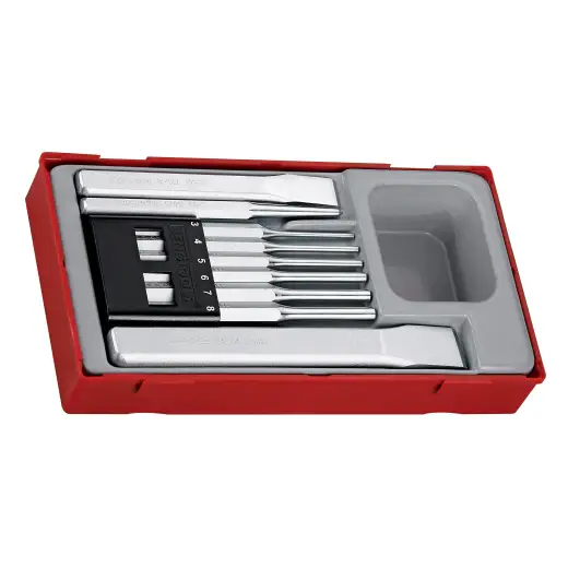 9-elementowy zestaw przecinaków, wybijaków, punktaków Teng Tools TTPC09