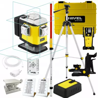 Laser płaszczyznowy, krzyżowy CL5B set SJJM1EX CLS5 LS24 - zestaw