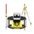 Laser rotacyjny niwelator czerwony Nivel System NL300R DIGITAL + statyw SJJ32 + łata laserowa LS24